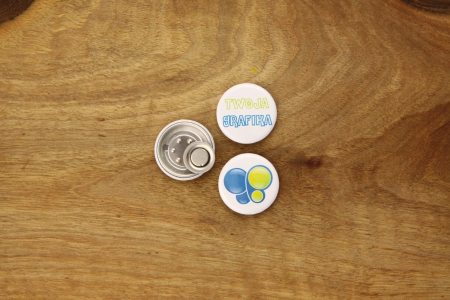 magnetické odznaky na na oblečenie 32mm